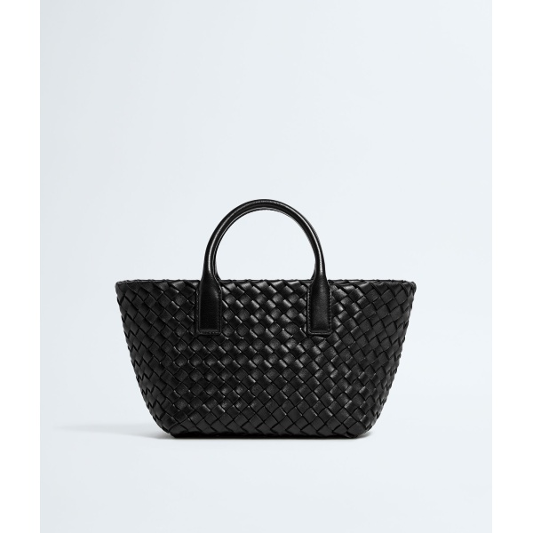 Khaite Mini Cabat in Black - Black Mini Bags - The Lotus Tote Bag - Shop at Luxury Shoes 