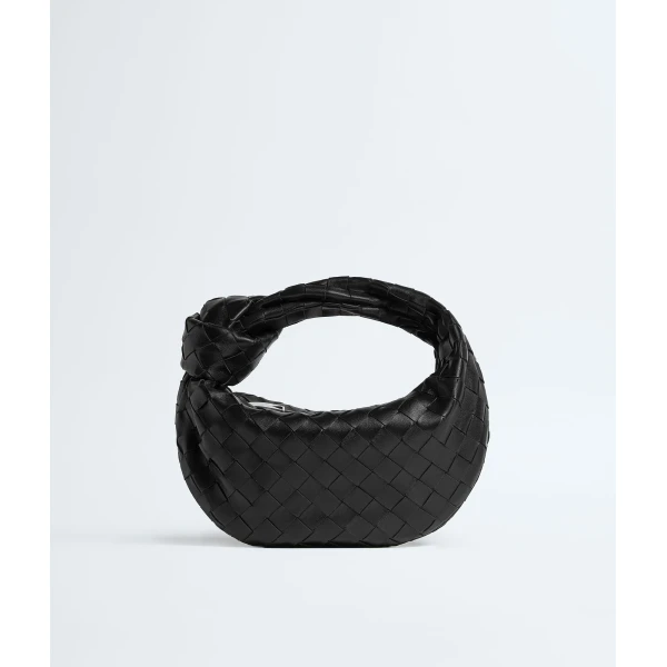 Khaite Mini Jodie in Black - Black Mini Bags - The Lotus Tote Bag - Shop at Luxury Shoes 