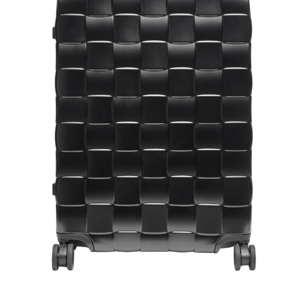 Khaite Odissey Check-In Suitcase in Black - Black  - The Lotus Tote Bag - Shop at Luxury Shoes 