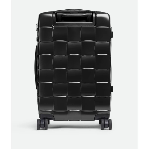 Khaite Odyssey Cabin Suitcase in Black - Black  - The Lotus Tote Bag - Shop at Luxury Shoes 