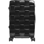 Khaite Odyssey Cabin Suitcase in Black - Black  - The Lotus Tote Bag - Shop at Luxury Shoes 