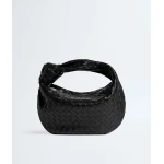 Khaite Small Jodie in Black - Black Shoulder & Crossbody Bags - The Lotus Tote Bag - Shop at Luxury Shoes 