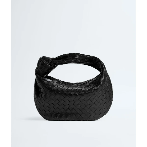 Khaite Small Jodie in Black - Black Shoulder & Crossbody Bags - The Lotus Tote Bag - Shop at Luxury Shoes 