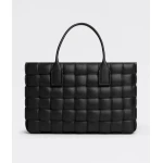 Khaite Tote Bag in Black - Black Totes & Top-Handle Bags - The Lotus Tote Bag - Shop at Luxury Shoes 