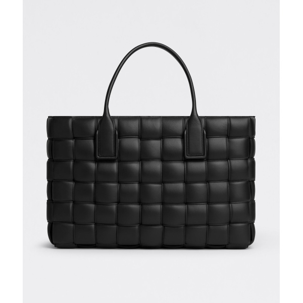 Khaite Tote Bag in Black - Black Totes & Top-Handle Bags - The Lotus Tote Bag - Shop at Luxury Shoes 