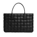 Khaite Tote Bag in Black - Black Totes & Top-Handle Bags - The Lotus Tote Bag - Shop at Luxury Shoes 