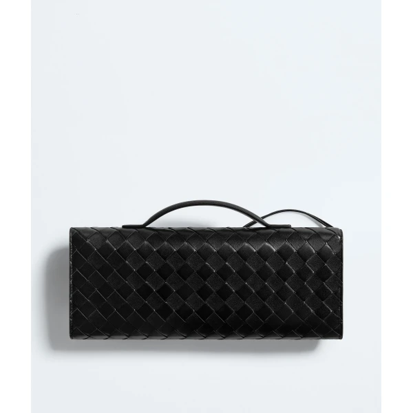 Khaite Women's Andiamo Clutch in Black - Black Clutch Bags - The Lotus Tote Bag - Shop at Luxury Shoes 