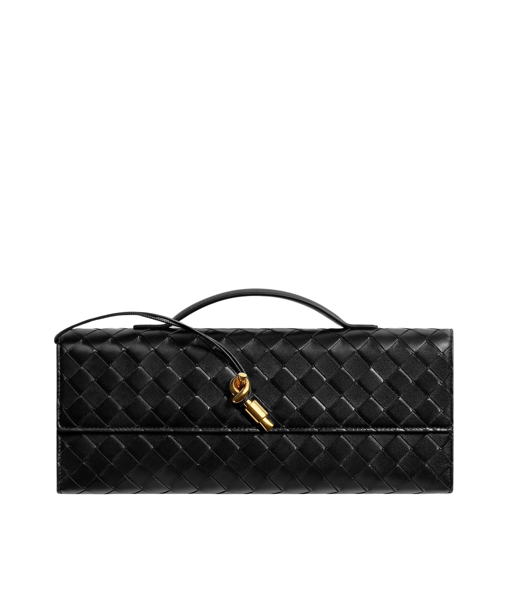 Black-Womens-Andiamo-Clutch-in-Black-coveti31031_nobg Khaite Women's Andiamo Clutch in Black - Black Clutch Bags - The Lotus Tote Bag - Shop at Luxury Shoes