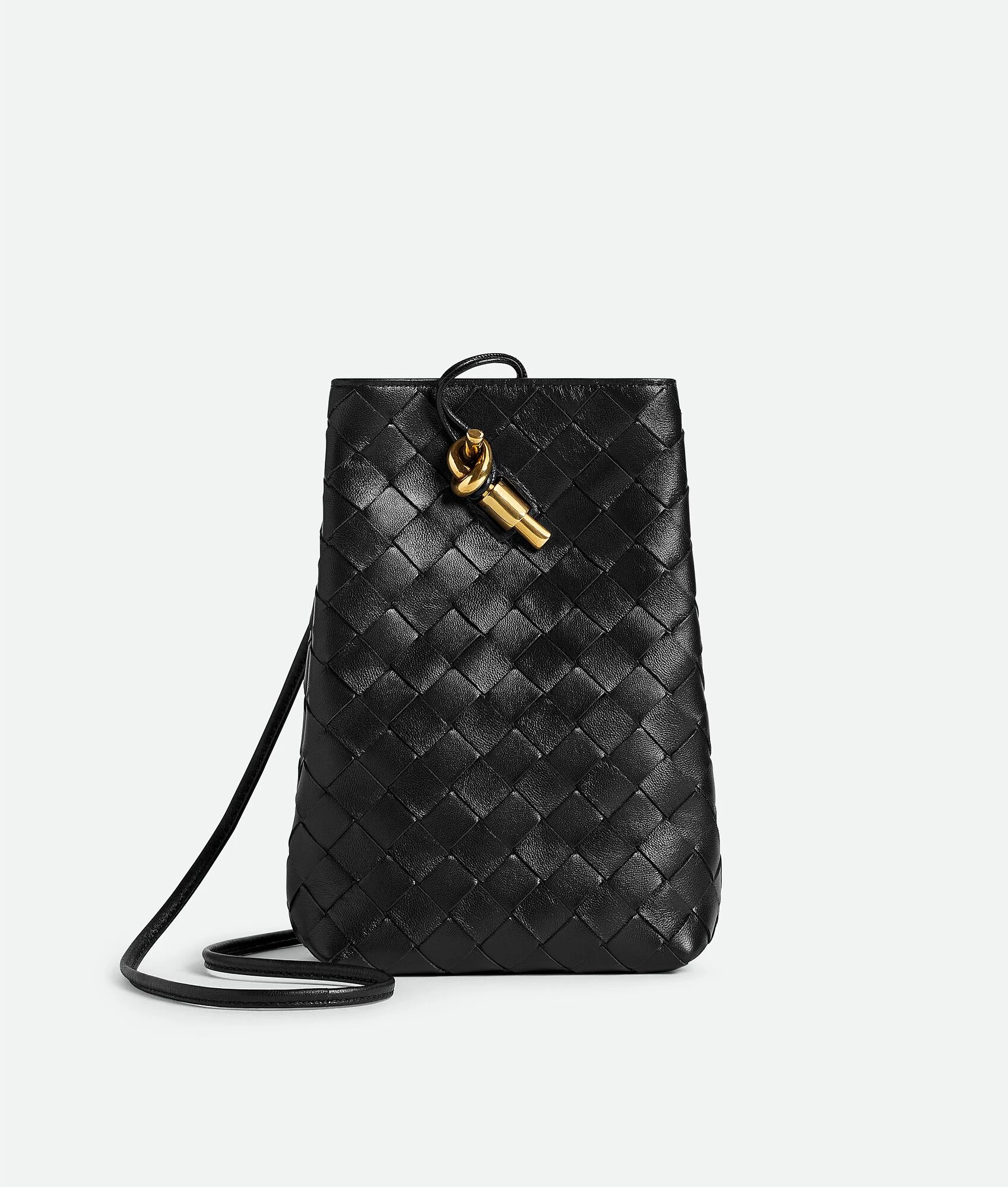 Khaite Women's Andiamo Phone Pouch in Black - Black Mini Bags - The Lotus Tote Bag - Shop at Luxury Shoes Khaite Women's Andiamo Phone Pouch in Black - Black Mini Bags - The Lotus Tote Bag - Shop at Luxury Shoes