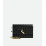 Khaite Women's Andiamo Pouch on Chain in Black - Black Shoulder & Crossbody Bags - The Lotus Tote Bag - Shop at Luxury Shoes 