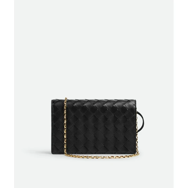 Khaite Women's Andiamo Pouch on Chain in Black - Black Shoulder & Crossbody Bags - The Lotus Tote Bag - Shop at Luxury Shoes 