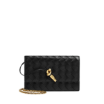 Khaite Women's Andiamo Pouch on Chain in Black - Black Shoulder & Crossbody Bags - The Lotus Tote Bag - Shop at Luxury Shoes 