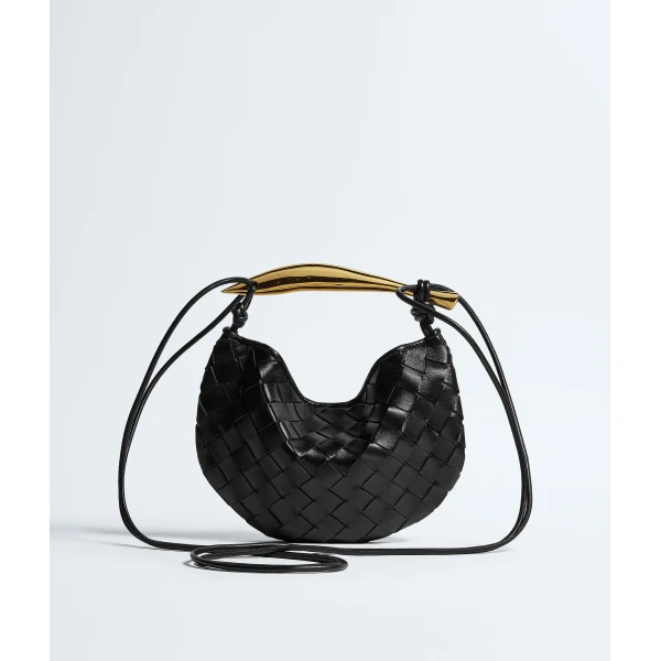 Khaite Women's Baby Sardine in Black - Black Mini Bags - The Lotus Tote Bag - Shop at Luxury Shoes 