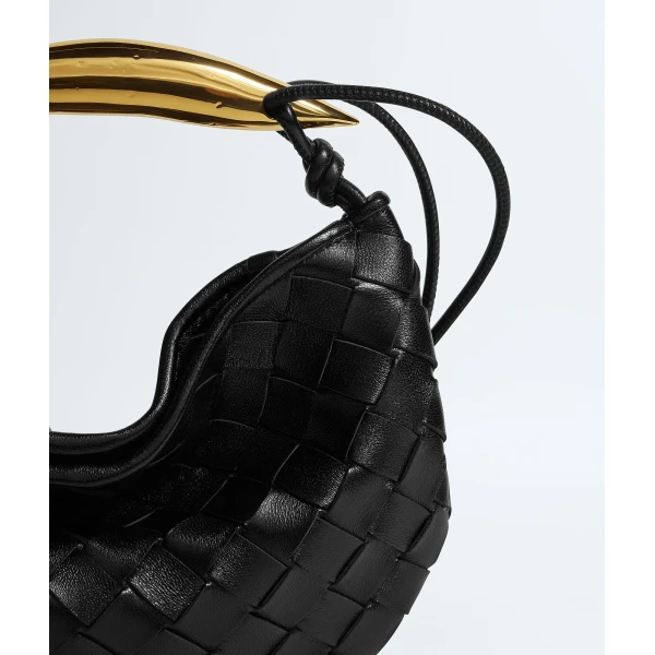 Khaite Women's Baby Sardine in Black - Black Mini Bags - The Lotus Tote Bag - Shop at Luxury Shoes 