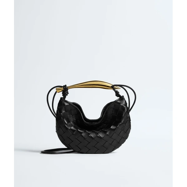 Khaite Women's Baby Sardine in Black - Black Mini Bags - The Lotus Tote Bag - Shop at Luxury Shoes 