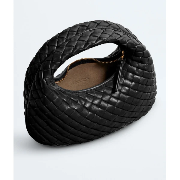 Khaite Women's Baby Veneta in Black - Black Mini Bags - The Lotus Tote Bag - Shop at Luxury Shoes 