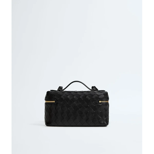 Khaite Women's Bang Bang in Black - Black Shoulder & Crossbody Bags - The Lotus Tote Bag - Shop at Luxury Shoes 