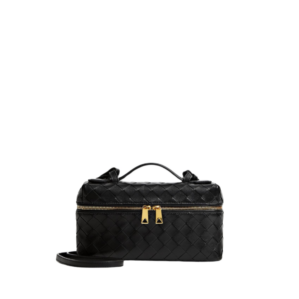 Khaite Women's Bang Bang in Black - Black Shoulder & Crossbody Bags - The Lotus Tote Bag - Shop at Luxury Shoes 