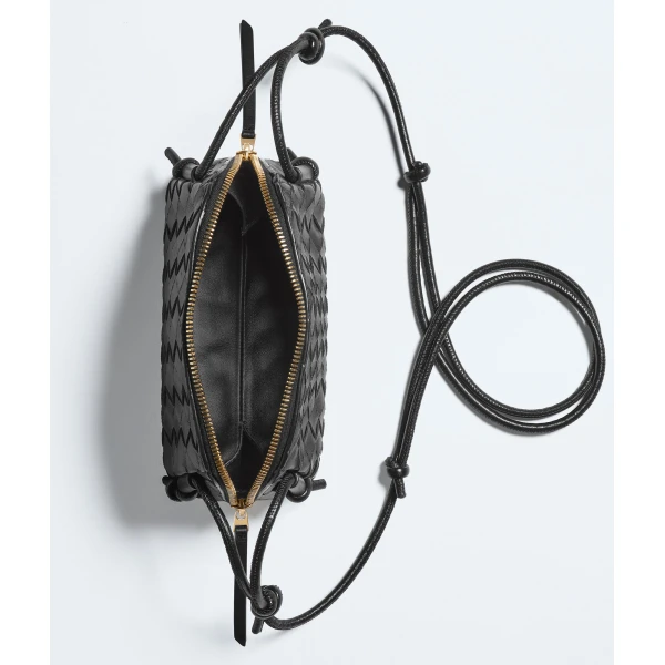 Khaite Women's Concert Pouch in Black - Black Clutch Bags - The Lotus Tote Bag - Shop at Luxury Shoes 