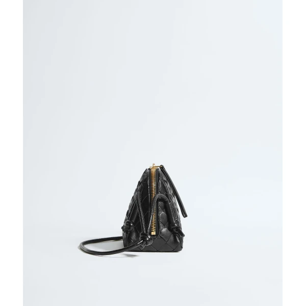Khaite Women's Concert Pouch in Black - Black Clutch Bags - The Lotus Tote Bag - Shop at Luxury Shoes 