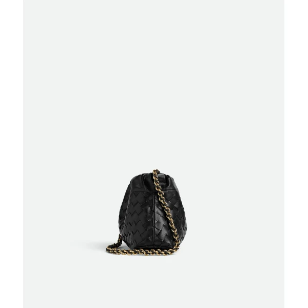 Khaite Women's Dustbag Notte in Black - Black Shoulder & Crossbody Bags - The Lotus Tote Bag - Shop at Luxury Shoes 