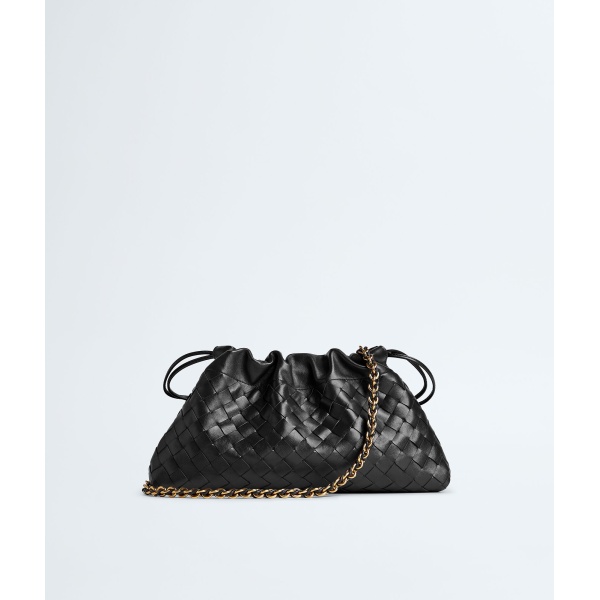 Khaite Women's Dustbag Notte in Black - Black Shoulder & Crossbody Bags - The Lotus Tote Bag - Shop at Luxury Shoes 