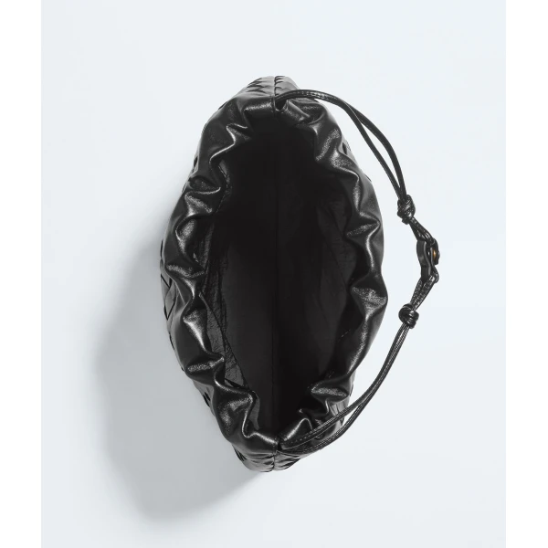 Khaite Women's Dustbag in Black - Black Shoulder & Crossbody Bags - The Lotus Tote Bag - Shop at Luxury Shoes 