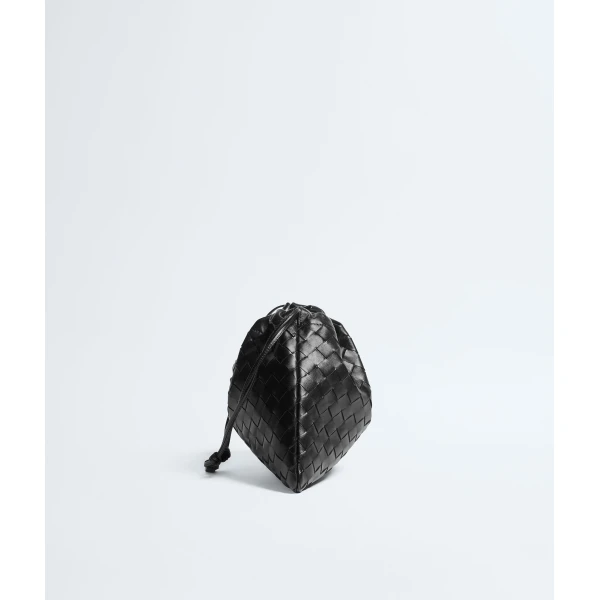 Khaite Women's Dustbag in Black - Black Shoulder & Crossbody Bags - The Lotus Tote Bag - Shop at Luxury Shoes 