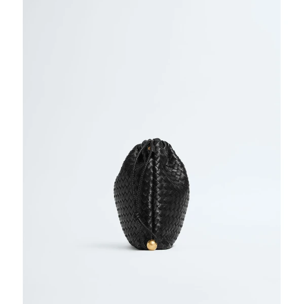 Khaite Women's Dustbag  in Black - Black Shoulder & Crossbody Bags - The Lotus Tote Bag - Shop at Luxury Shoes 