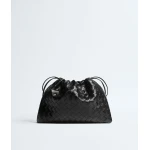 Khaite Women's Dustbag in Black - Black Shoulder & Crossbody Bags - The Lotus Tote Bag - Shop at Luxury Shoes Khaite Women's Dustbag in Black - Black Shoulder & Crossbody Bags - The Lotus Tote Bag - Shop at Luxury Shoes