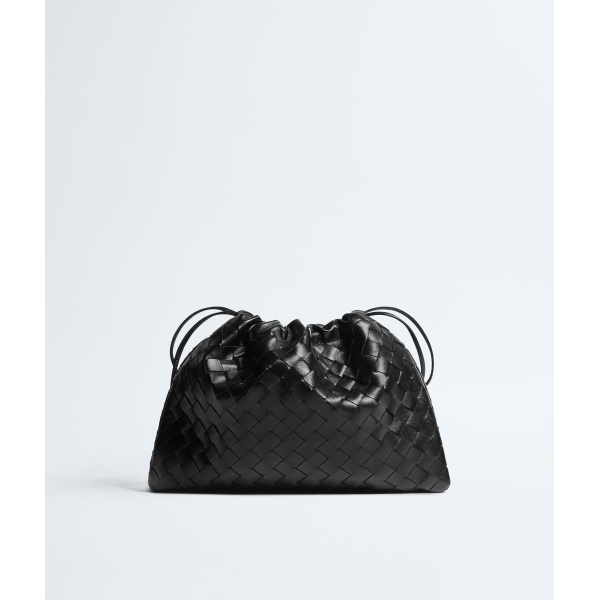 Khaite Women's Dustbag in Black - Black Shoulder & Crossbody Bags - The Lotus Tote Bag - Shop at Luxury Shoes 