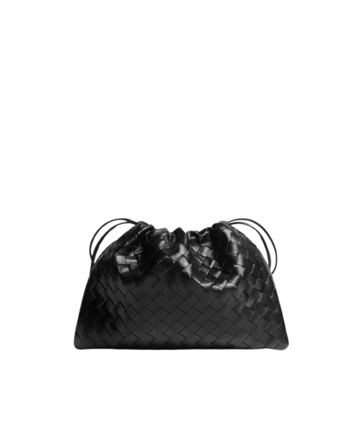 Khaite Women's Dustbag in Black - Black Shoulder & Crossbody Bags - The Lotus Tote Bag - Shop at Luxury Shoes 