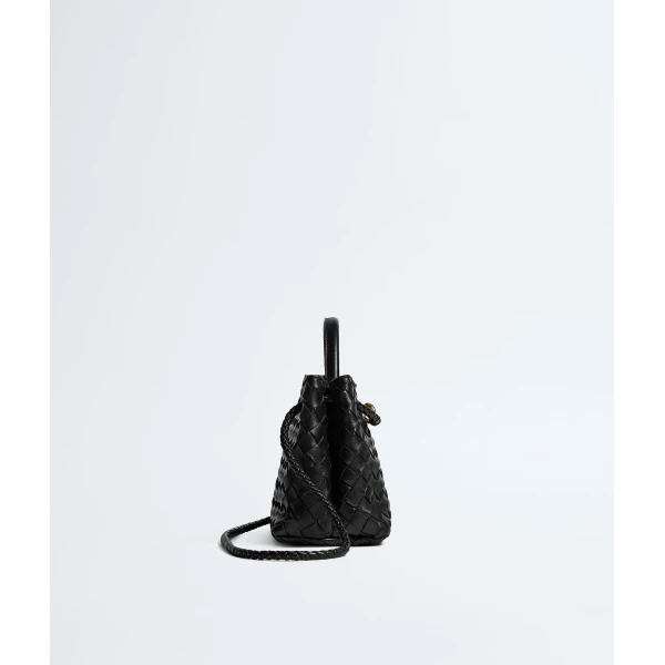 Khaite Women's East-West Andiamo in Black - Black Totes & Top-Handle Bags - The Lotus Tote Bag - Shop at Luxury Shoes 