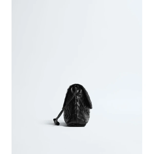 Khaite Women's Giorno in Black - Black Shoulder & Crossbody Bags - The Lotus Tote Bag - Shop at Luxury Shoes 
