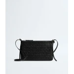 Khaite Women's Intrecciato Piccolo Medium Pouch in Black - Black Clutch Bags - The Lotus Tote Bag - Shop at Luxury Shoes Khaite Women's Intrecciato Piccolo Medium Pouch in Black - Black Clutch Bags - The Lotus Tote Bag - Shop at Luxury Shoes