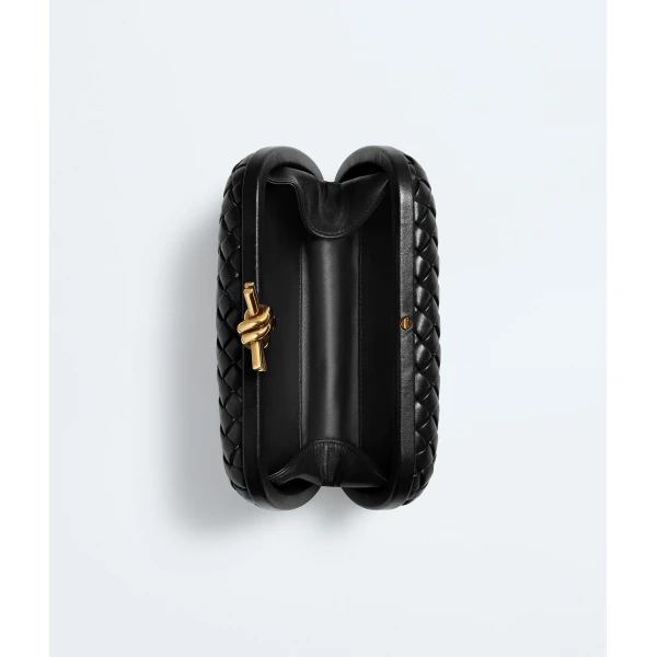 Khaite Women's Knot in Black - Black Clutch Bags - The Lotus Tote Bag - Shop at Luxury Shoes 