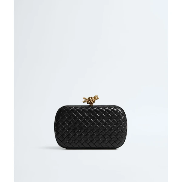 Khaite Women's Knot in Black - Black Clutch Bags - The Lotus Tote Bag - Shop at Luxury Shoes 