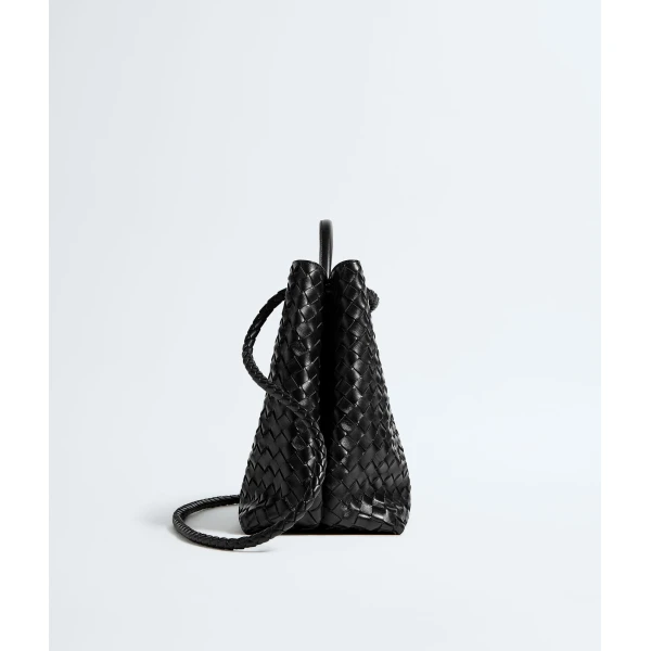 Khaite Women's Large Andiamo in Black - Black Totes & Top-Handle Bags - The Lotus Tote Bag - Shop at Luxury Shoes 