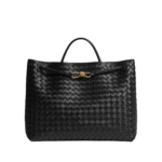 Black-Womens-Large-Andiamo-in-Black-coveti92986_nobg Khaite Women's Large Andiamo in Black - Black Totes & Top-Handle Bags - The Lotus Tote Bag - Shop at Luxury Shoes