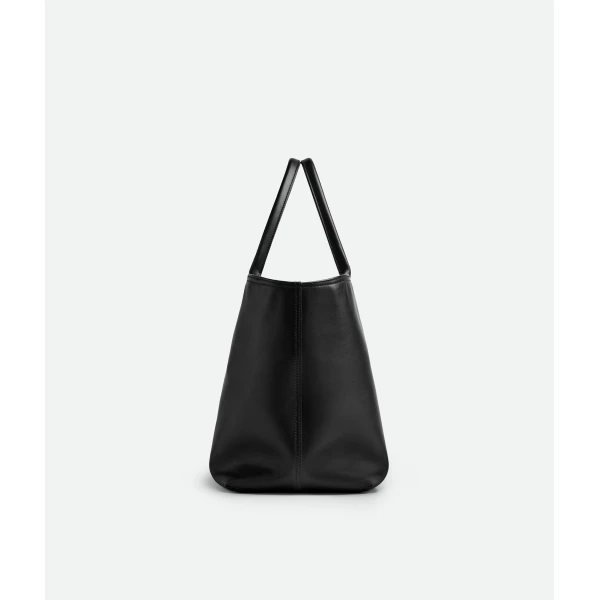 Khaite Women's Large Cabat in Black - Black Totes & Top-Handle Bags - The Lotus Tote Bag - Shop at Luxury Shoes 