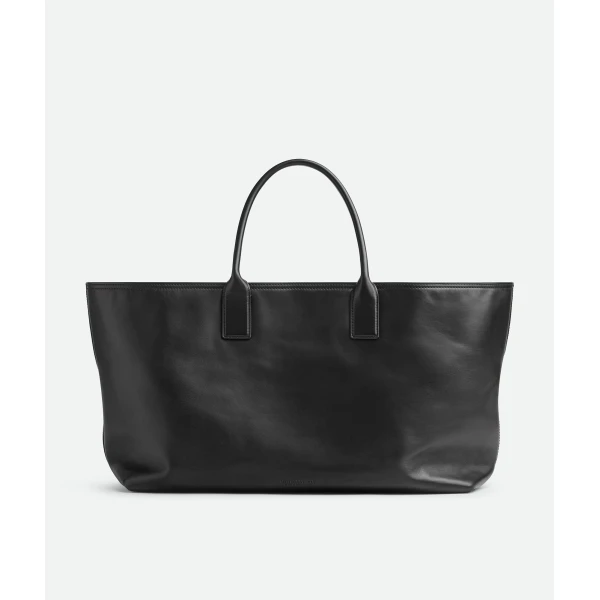 Khaite Women's Large Cabat in Black - Black Totes & Top-Handle Bags - The Lotus Tote Bag - Shop at Luxury Shoes 