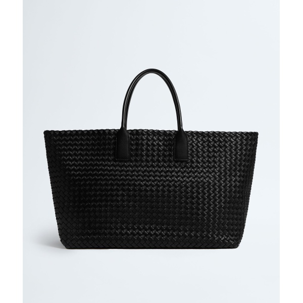 Khaite Women's Large Cabat in Black - Black Totes & Top-Handle Bags - The Lotus Tote Bag - Shop at Luxury Shoes 