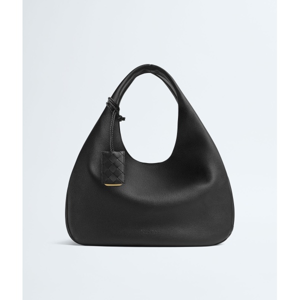 Khaite Women's Large Campana in Black - Black Shoulder & Crossbody Bags - The Lotus Tote Bag - Shop at Luxury Shoes 