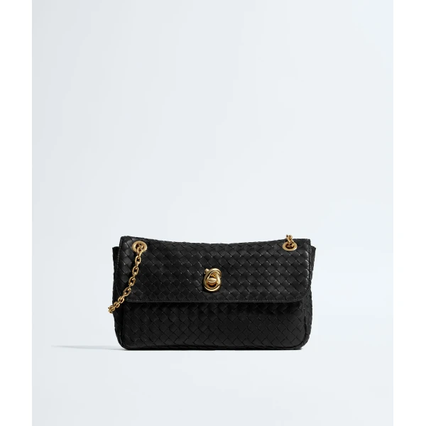 Khaite Women's Madison in Black - Black Shoulder & Crossbody Bags - The Lotus Tote Bag - Shop at Luxury Shoes 