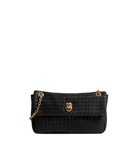 Khaite Women's Madison in Black - Black Shoulder & Crossbody Bags - The Lotus Tote Bag - Shop at Luxury Shoes 