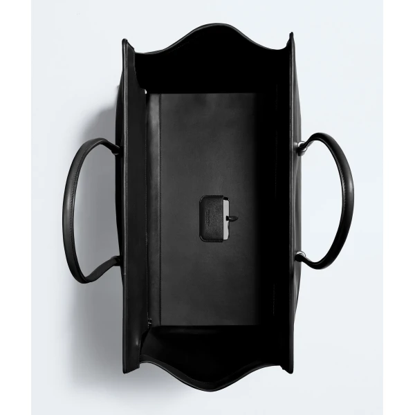 Khaite Women's Maxi Barbara Tote in Black - Black Totes & Top-Handle Bags - The Lotus Tote Bag - Shop at Luxury Shoes 