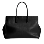 Khaite Women's Maxi Barbara Tote in Black - Black Totes & Top-Handle Bags - The Lotus Tote Bag - Shop at Luxury Shoes 