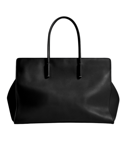 Khaite Women's Maxi Barbara Tote in Black - Black Totes & Top-Handle Bags - The Lotus Tote Bag - Shop at Luxury Shoes 