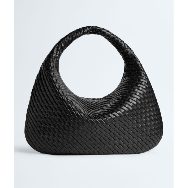 Khaite Women's Maxi Veneta in Black - Black Shoulder & Crossbody Bags - The Lotus Tote Bag - Shop at Luxury Shoes 