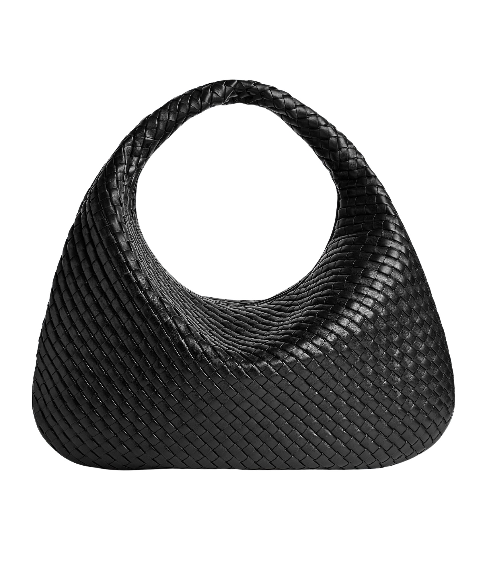 Black-Womens-Maxi-Veneta-in-Black-coveti83067_nobg Khaite Women's Maxi Veneta in Black - Black Shoulder & Crossbody Bags - The Lotus Tote Bag - Shop at Luxury Shoes